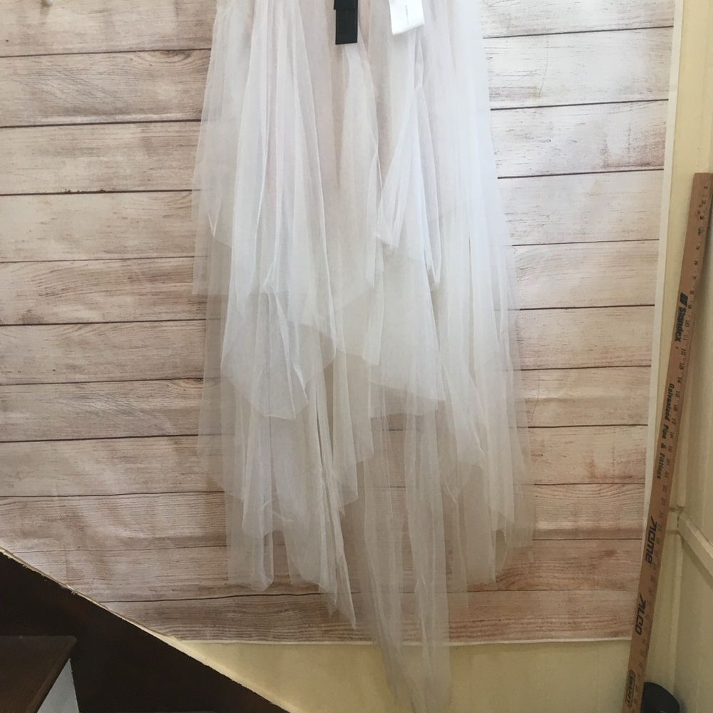 NEW WITH TAGS BCBG MAXAZRIA FORMAL RIESE TULLE APPLIQUÉ MAXI - Picture 9 of 15